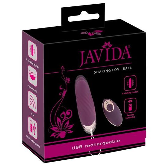 Javida Shaking Love Ball Remote Controlled Purple