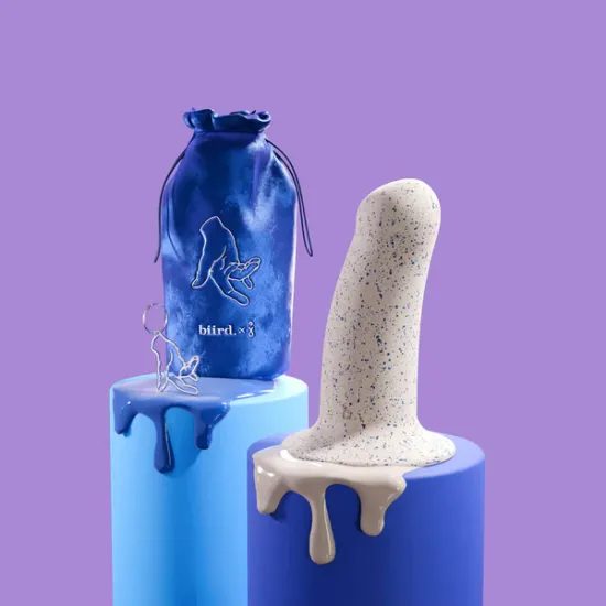 Biird Boo flexibilní dildo s přísavkou 14 x 5 cm