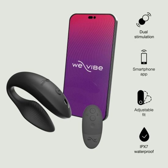 Arcwave Double the Fun Set Voy + We-Vibe Sync 2 Black