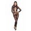 Noir Handmade F237 Long Tulle Overall with 3 Way Zipper