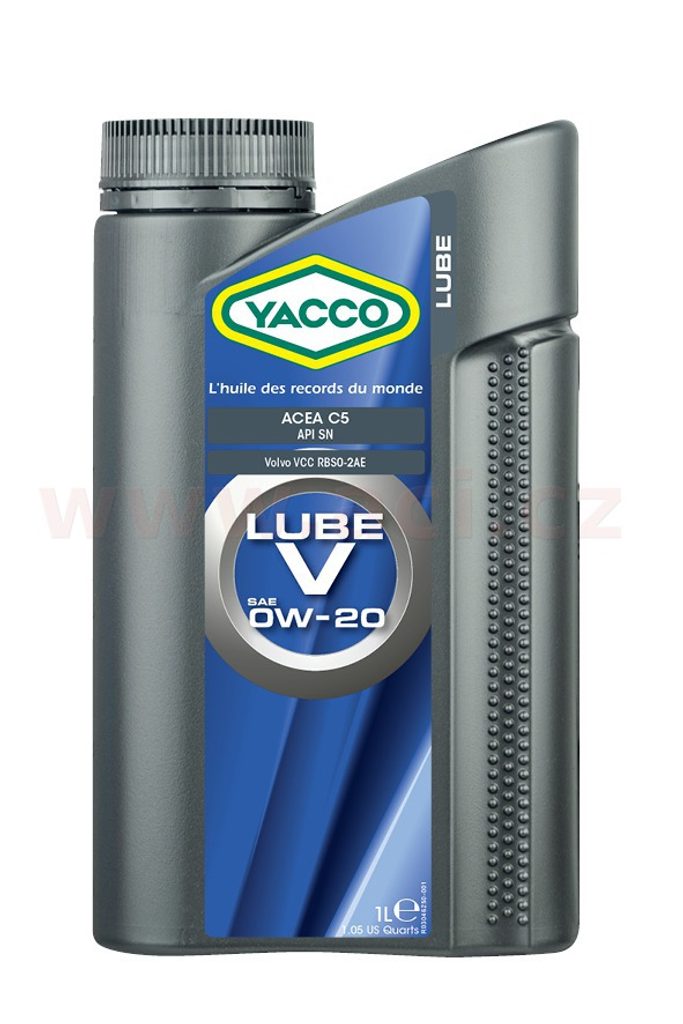 Motorový olej YACCO LUBE V 0W20 1L - YACCO - YACCO - Motorové oleje, Oleje,  Oleje, aditíva, kvapaliny, Uni autodiely - DS MOTO - Motodiely a motoshop