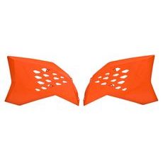 SPOJLERY CHLADIČA KTM, RTECH (ORANŽOVÉ, PÁR)