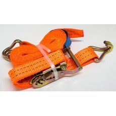 UPÍNACÍ POPRUH S RÁČNOU 35 MM, 2 T, DVOJITÉ HÁKY, 4 M