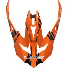LS2 PEAK MX470 EMPEROR BLACK ORANGE