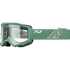 OKULIARE FOCUS, FLY RACING - USA (ZELENÉ - ČÍRÉ PLEXI)