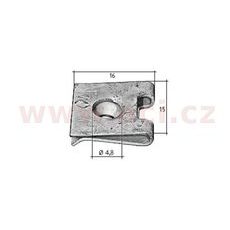 KOVOVÁ PŘÍCHYTKA (SADA 10 KS)