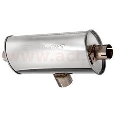 UNIVERZÁLNÍ TLUMIČ OVÁLNÝ VNITŘNÍ PRŮMĚR 63 A 50MM, PRŮMĚR TĚLA 140/220MM, DÉLKA TĚLA 500MM NEREZ