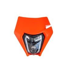PREDNÉ MASKA VR. LED SVETLÁ KTM, RTECH (ORANŽOVÁ)
