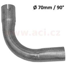 UNIVERZÁLNÍ KOLENO VÝFUKU P8527 PRŮMĚR 70/90 FENNO