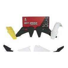 SADA PLASTOV HUSQVARNA, RTECH (BÍLO-ČERNO-ŽLUTÁ, 5 DIELOV)