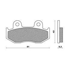 BRZDOVÉ DOŠTIČKY, NEWFREN (ZMES SCOOTER ELITE ORGANIC) 2 KS V BALENIE