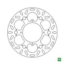 BRZDOVÝ KOTÚČ PLÁVAJÚCE, NEWFREN