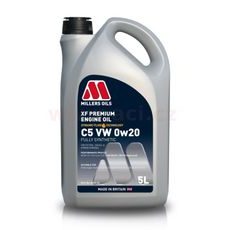 MILLERS OILS MOTOROVÝ OLEJ PLNE SYNTETICKÝ XF PREMIUM C5 V 0W20 5L
