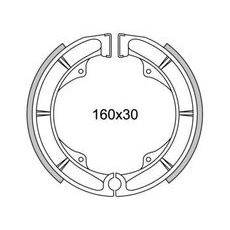 BRZDOVÉ OBLOŽENIE (DRÁŽKOVANÉ) NEWFREN (2 KS V BALENIE)