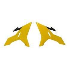 SPOJLERY CHLADIČA YAMAHA, RTECH (ŽLTO-ČIERNE, PÁR)