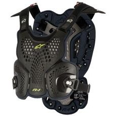 CHRÁNIČ TELA A-1 ROOST GUARD CERTIFIKÁCIA CE2, ALPINESTARS (ČIERNY ANTRACIT/ŽLUTÝ FLUO) 2026