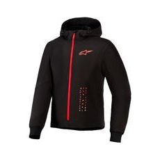 BUNDA RADIUM TECH HOODIE, ALPINESTARS (ČERNÁ/ČERVENÁ) 2026