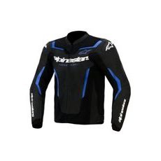 BUNDA GP FORCE V2 AIRFLOW, ALPINESTARS (ČERNÁ/METALICKÁ MODRÁ) 2026