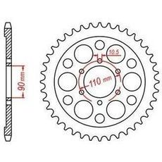 OCEĽOVÁ ROZETA PRE SEKUNDÁRNE REŤAZY TYPU 630, JT - ANGLICKO (35 ZUBOV)