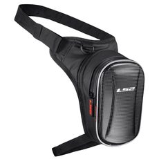 LS2 LLB-03 LEG BAG 900D FILM/PVC CARBON GRAIN BLACK 4.5L
