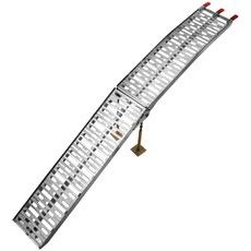 NÁJAZDOVÁ RAMPA HD - SKLADACIE - HLINÍKOVÁ (S PODPEROU), Q-TECH (MAX. NOSNOSŤ 340 KG, 1 KS)