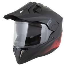 PRILBA XD1, ZED (ČIERNA MATNÁ/ČERVENÁ) 2026