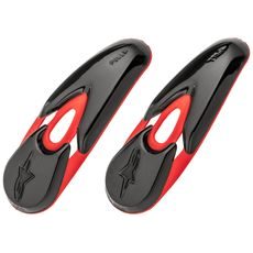 SLIDERY ŠPIČKY PRE TOPÁNKY SMX-R/SMX-1/2/4/5/WP/STELLA/SUPERTECH R, ALPINESTARS (ČERNÉ/ČERVENÉ, PÁR)