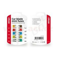 SADA PLOCHÝCH POJISTEK MINI (SADA 10 KS)