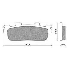 BRZDOVÉ DOŠTIČKY, NEWFREN (ZMES SCOOTER ELITE ORGANIC) 2 KS V BALENIE