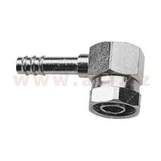 FITINKA HLINÍKOVÁ NAMÁČKACIA ROTALOCK SAMICA KRÁTKA 90° PRE HADICE G10 (13 MM) ZÁVIT UNS 2B 1"
