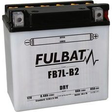 BATÉRIE 12V, YB7L-B2, 8AH, 85A, KONVENČNÉ 135X75X133 FULBAT (VR. BALENIE ELEKTROLYTU)
