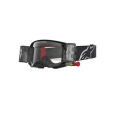 OKULIARE SUPERTECH FIRMA ROLL-OFF WIDE VISION, ALPINESTARS (ČERNÁ/STŘÍBRNÁ, ČÍRE PLEXI A ROLL-OFF SYSTÉM) 2027