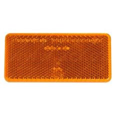 ODRAZKA ORANŽOVÁ OBDÉLNÍKOVÁ 94X44 MM SAMOLEPÍCÍ HELLA