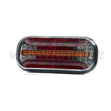 ZADNÍ SVĚTLO LED 214,3X94,3 MM, S DYNAMICKÝM SMĚR. SVĚTLEM, KABEL 1 M, L=P