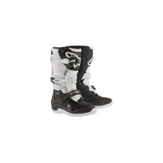 TOPÁNKY TECH 7 S, ALPINESTARS, DETSKÉ (ČERNÁ/BÍLÁ) 2025