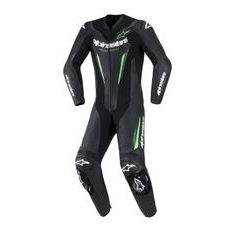 JEDNODIELNA KOMBINÉZA GP FORCE V2, ALPINESTARS (ČERNÁ/ZELENÁ) 2026
