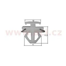 PLASTOVÁ PŘÍCHYTKA (SADA 10 KS)