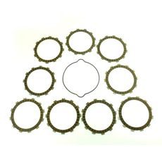 FRICTION PLATES KIT WITH CLUTCH COVER GASKET ATHENA P40230038