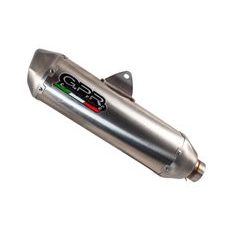 SLIP-ON EXHAUST GPR PENTAROAD BM.108.5.CAT.PE.IO BRUSHED STAINLESS STEEL INCLUDING REMOVABLE DB KILLER, LINK PIPE AND CATALYST