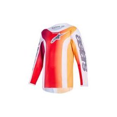 DRES FLUID PORTL YOUTH, ALPINESTARS, DETSKÉ (ČERVENÁ/ORANŽOVÁ/SVĚTLE ŠEDÁ) 2026