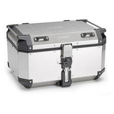 MONOKEY TOPCASE K-FORCE - 58L, KAPPA (STRIEBORNÝ, HLINÍK, 55,5X32,3X45,4)