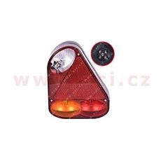 ZADNÍ SVĚTLO VÝŠKA 220 MM 5 PIN KONEKTOR, BAJONET SE ŽÁROVKAMI, P