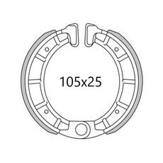 BRZDOVÉ OBLOŽENIE (ŠTANDARDNÉ MATERIÁL) NEWFREN (2 KS V BALENIE)