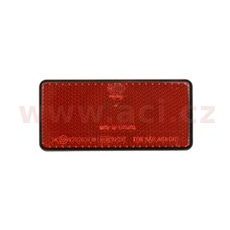 ODRAZKA ČERVENÁ OBDÉLNÍKOVÁ 94X44 MM SAMOLEPÍCÍ HELLA