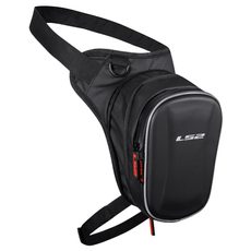 LS2 LLB-02 LEG BAG 900D FILM/EVA/PU LEATHER BLACK 4.5L