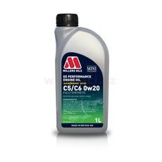 MILLERS OILS MOTOROVÝ OLEJ PLNE SYNTETICKÝ S NANOČÁSTICEMI EE PERFORMANCE C5/C6 0W20 1L