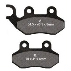 BRZDOVÉ OBLOŽENIE EBC SFAC264