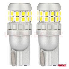 LED 12/24V 30XSMD 2016 BÍLÁ 5500K (PATICE W2,1×9,5D/T10) CAN-BUS SADA 2 KS