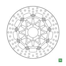 BRZDOVÝ KOTÚČ PLÁVAJÚCE, NEWFREN