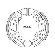 BRZDOVÉ OBLOŽENIE (ŠTANDARDNÉ MATERIÁL) NEWFREN (2 KS V BALENIE)